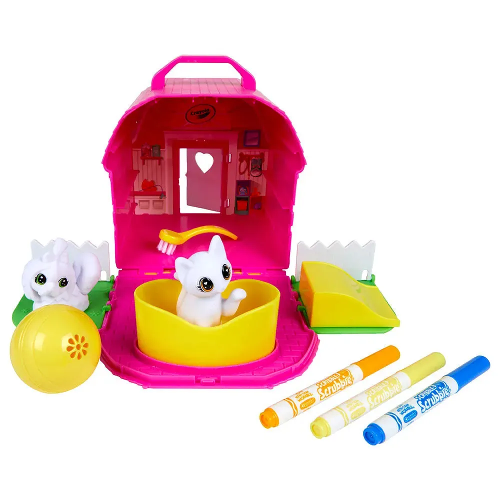 Crayola Scribble Scrubbie Pets Backyard Bungalow Playset