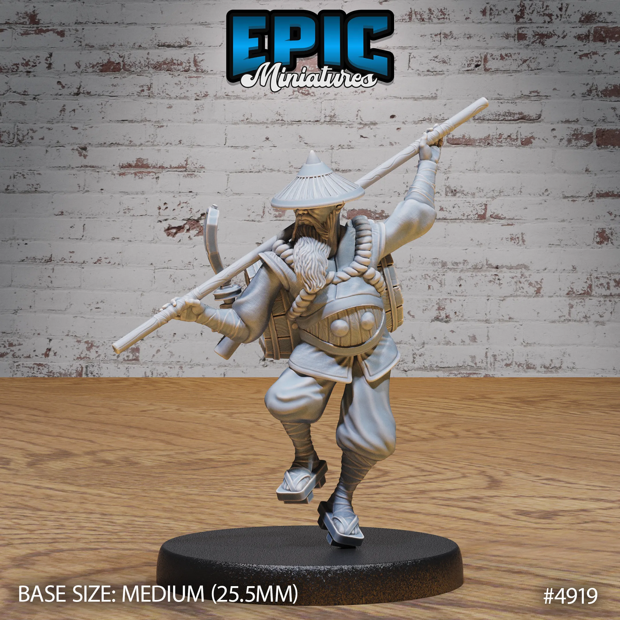 Drunk Master #4918-#4920 | Epic Miniatures | D&D Tabletop Miniature | Unpredictable Martial Arts Hero for Fantasy Roleplaying