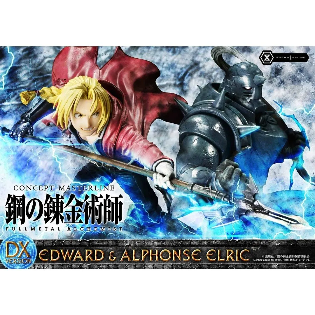 FullMetal Alchemist Edward & Alphanso Elric Deluxe Version Statue by Prime 1 Studios