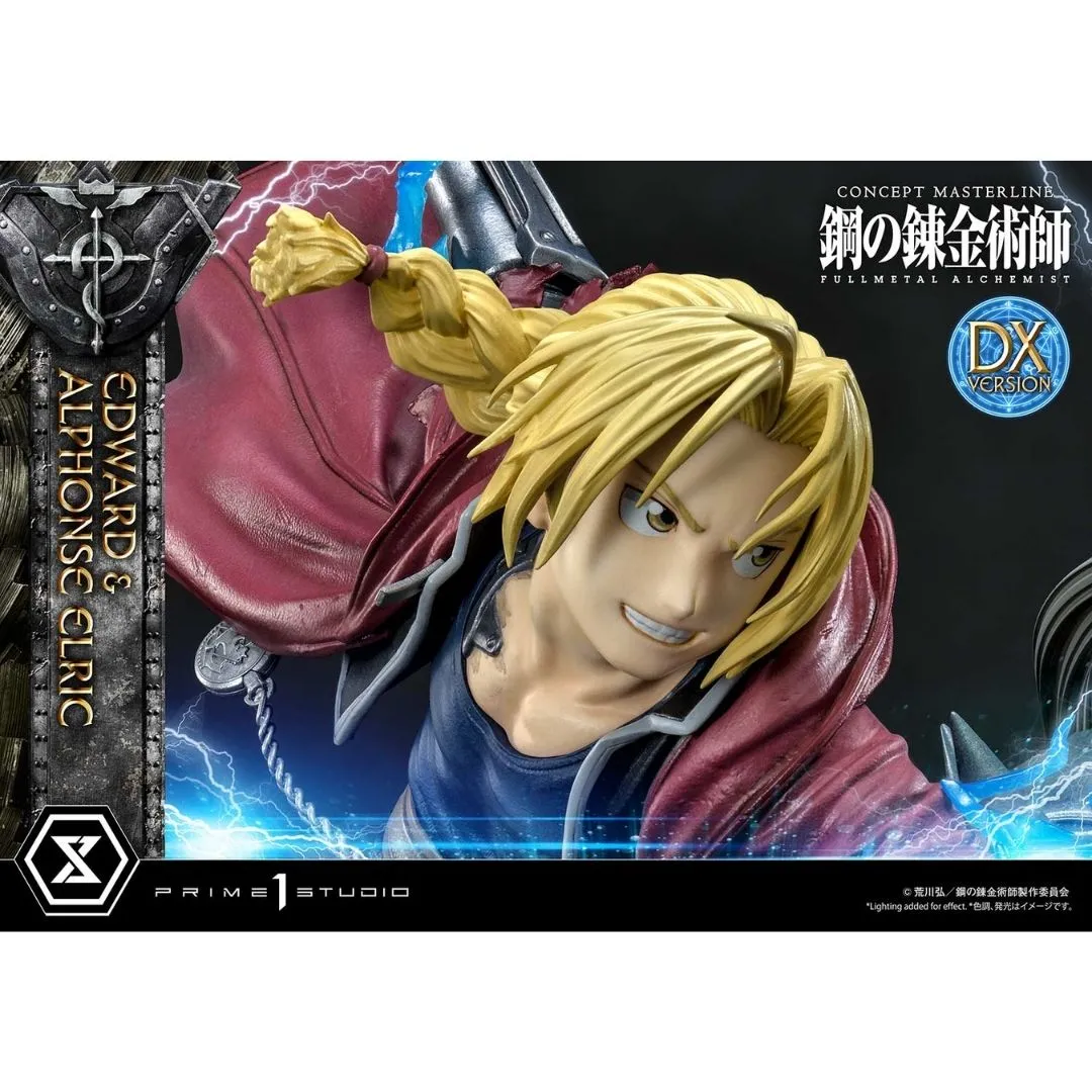 FullMetal Alchemist Edward & Alphanso Elric Deluxe Version Statue by Prime 1 Studios