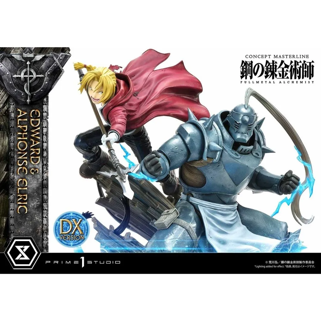 FullMetal Alchemist Edward & Alphanso Elric Deluxe Version Statue by Prime 1 Studios