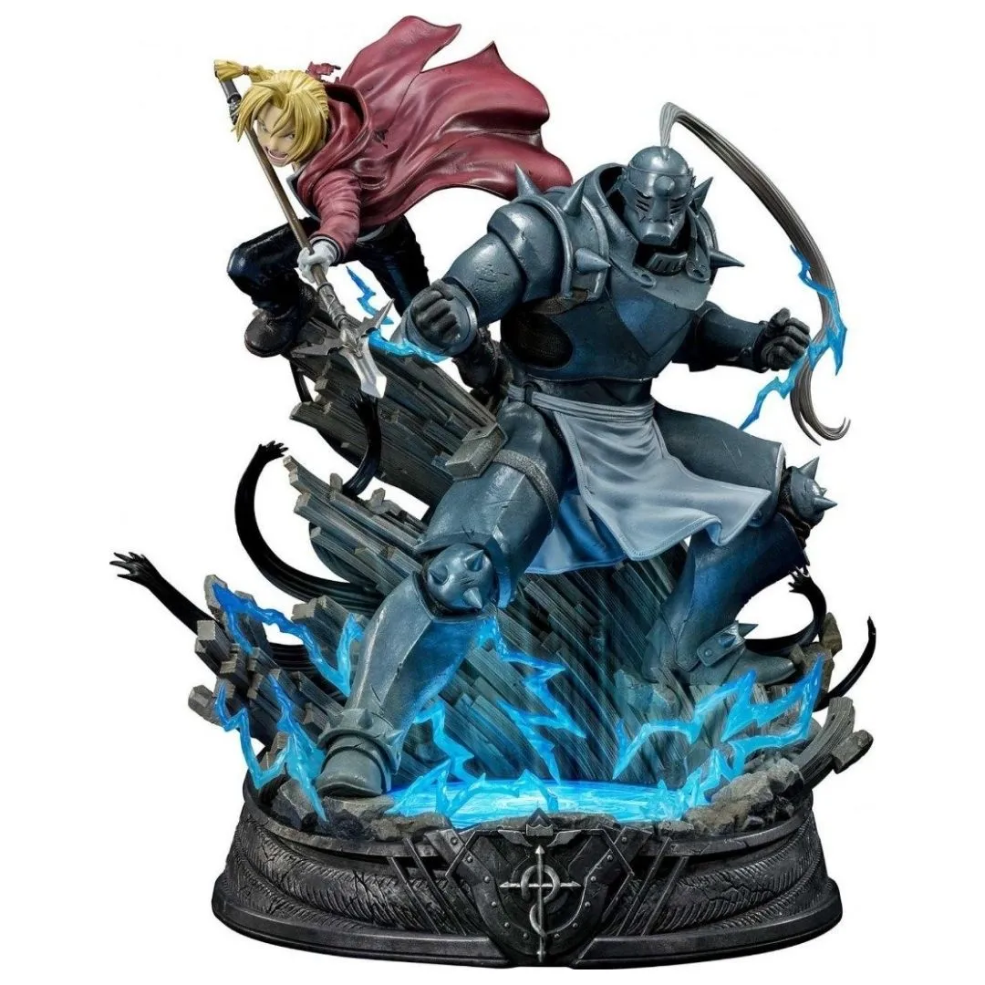 FullMetal Alchemist Edward & Alphanso Elric Deluxe Version Statue by Prime 1 Studios