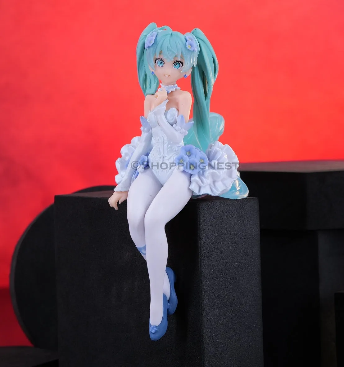 Hatsune Miku - Fairy Nemophila Noodle Stopper Action Figure PVC Figurine Model | 15 CMS |