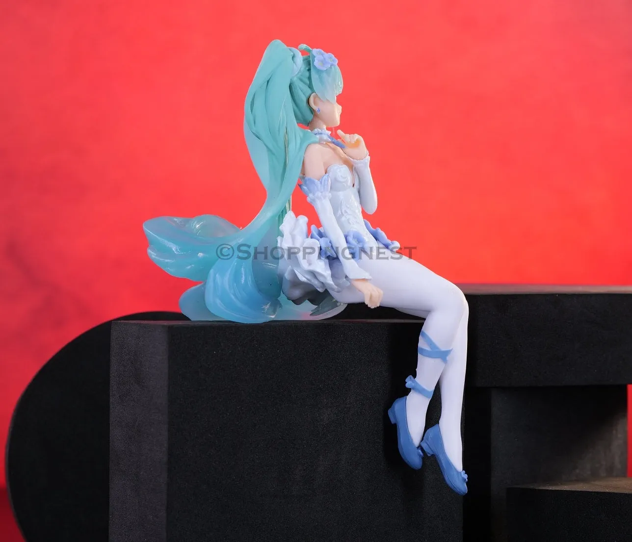 Hatsune Miku - Fairy Nemophila Noodle Stopper Action Figure PVC Figurine Model | 15 CMS |