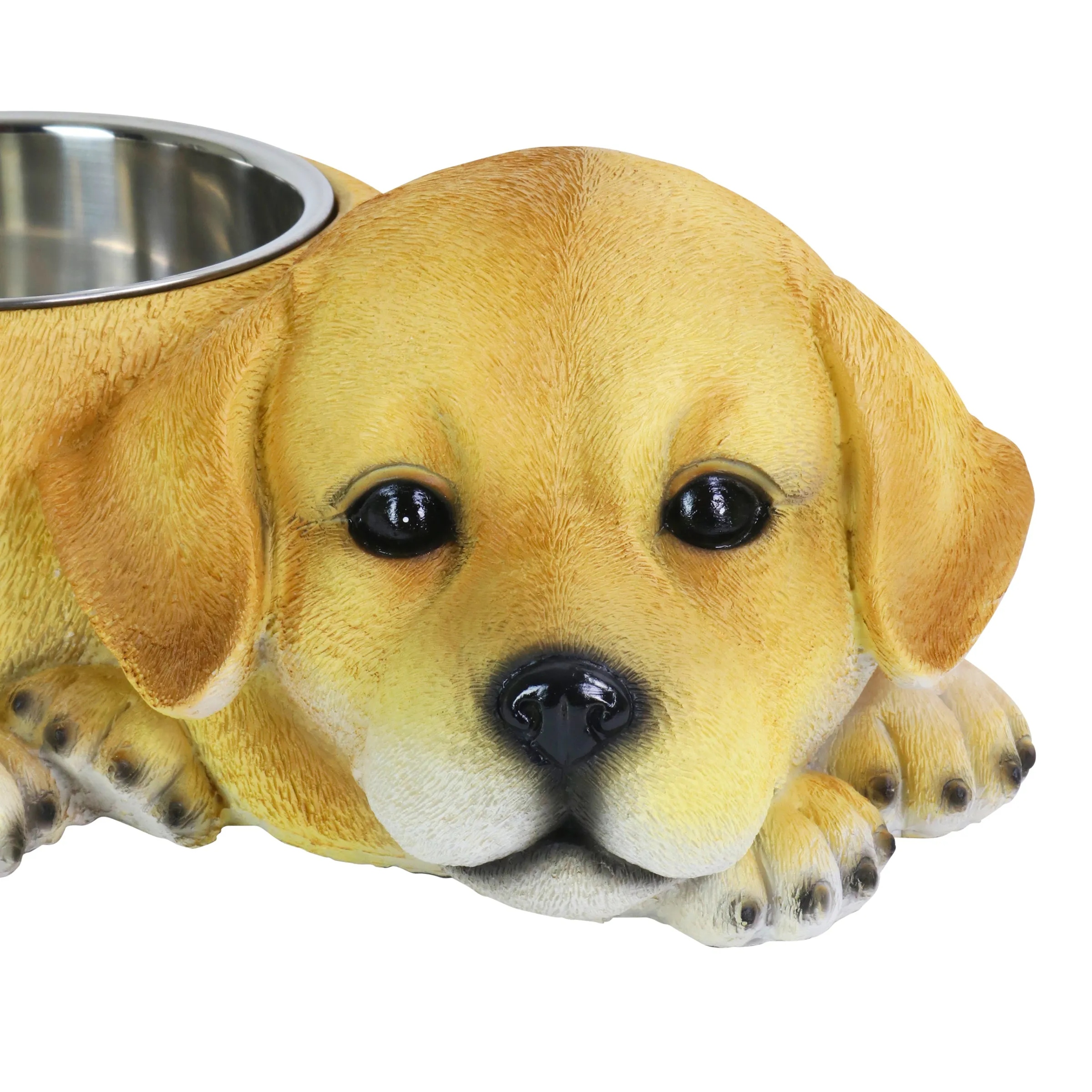 Labrador Bowl with Stainless Bowl Insert, 14 by 5.5 Inches