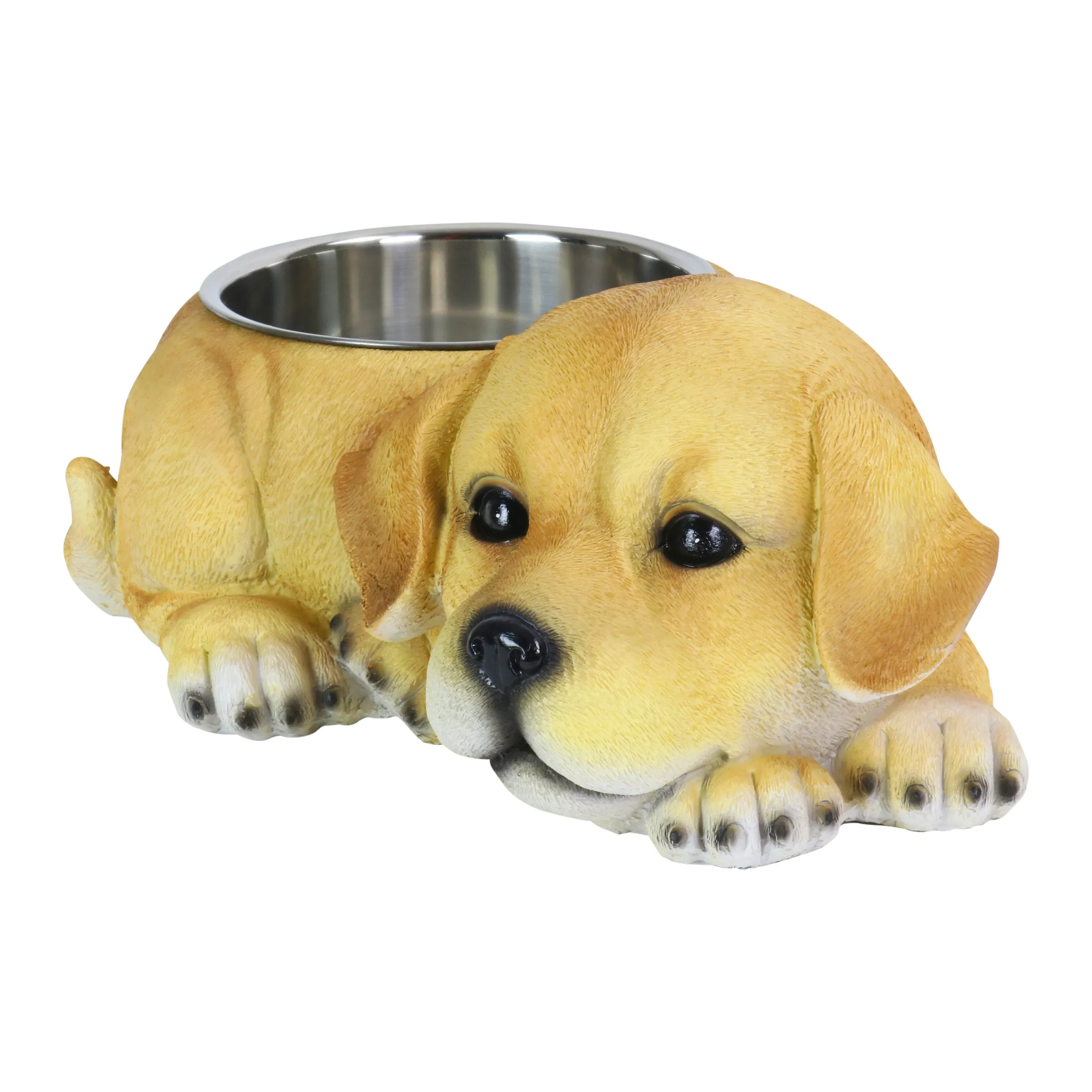 Labrador Bowl with Stainless Bowl Insert, 14 by 5.5 Inches