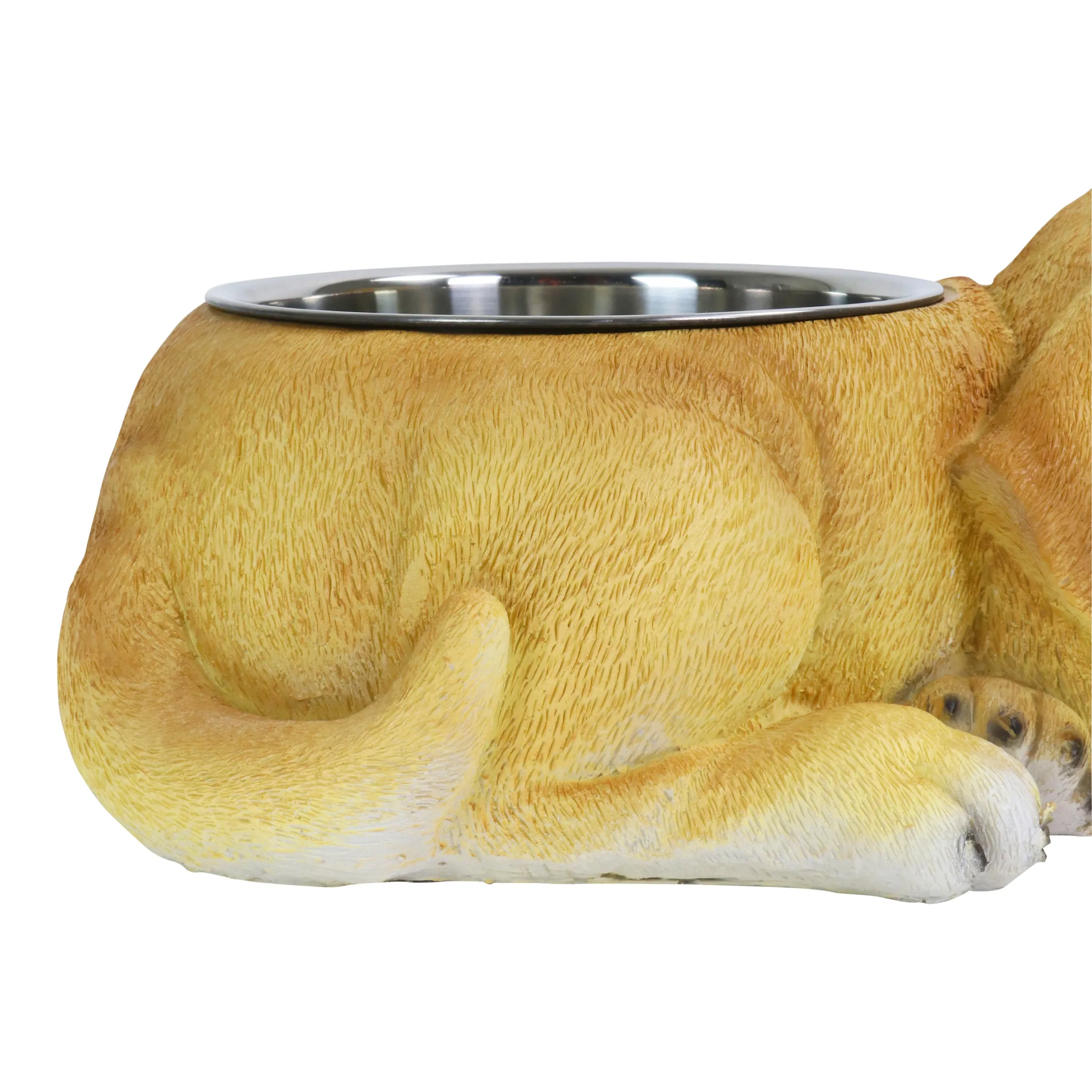 Labrador Bowl with Stainless Bowl Insert, 14 by 5.5 Inches