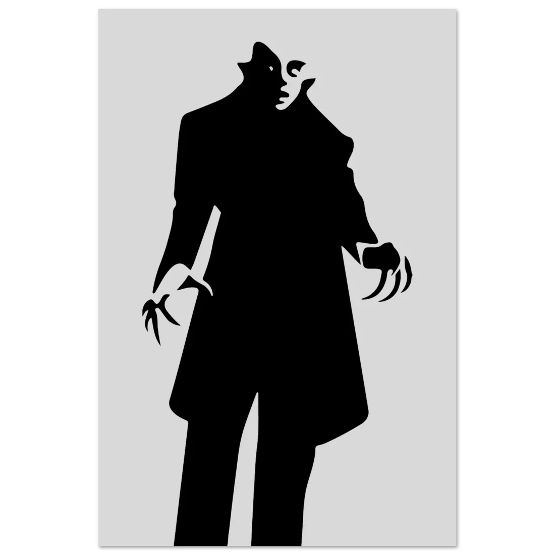 Nosferatu - 20s Sci-Fi Horror Movie Minimalist Poster