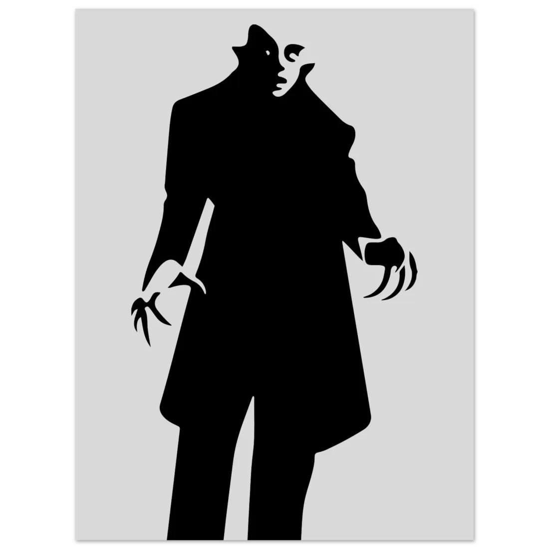 Nosferatu - 20s Sci-Fi Horror Movie Minimalist Poster