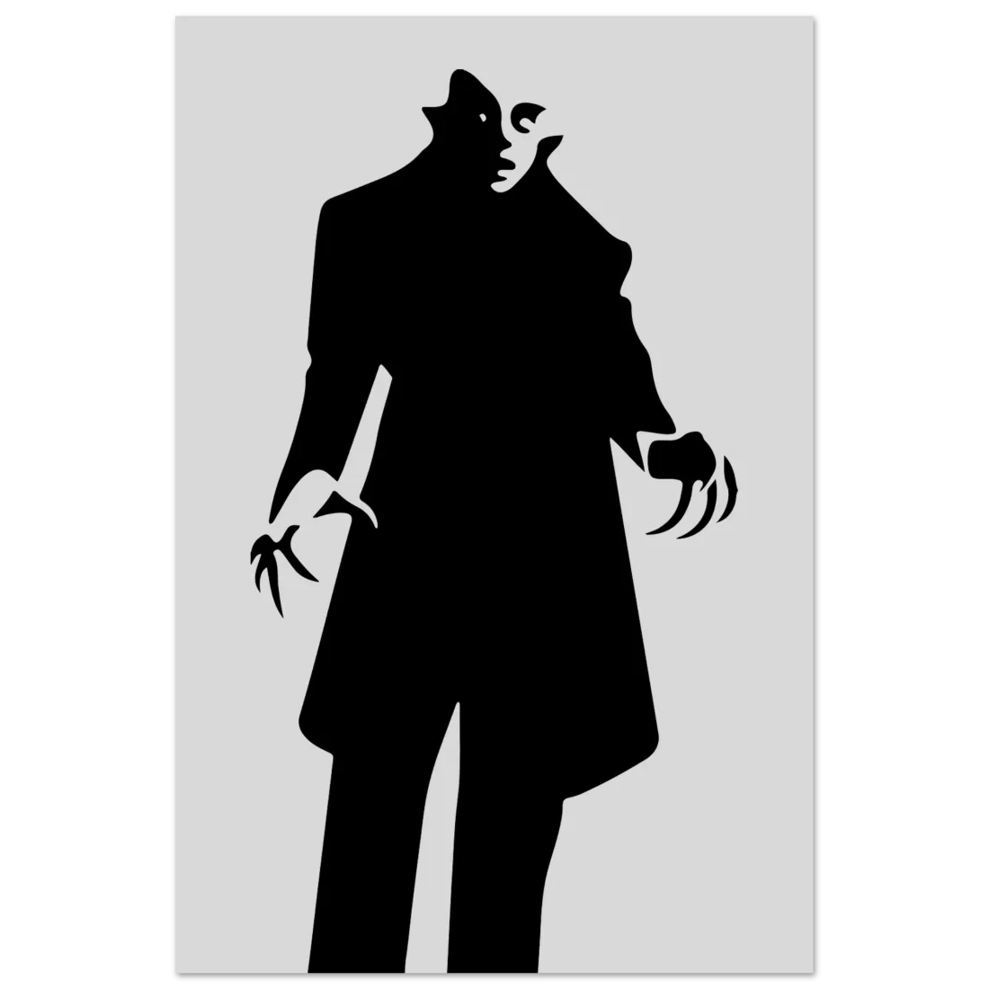 Nosferatu - 20s Sci-Fi Horror Movie Minimalist Poster