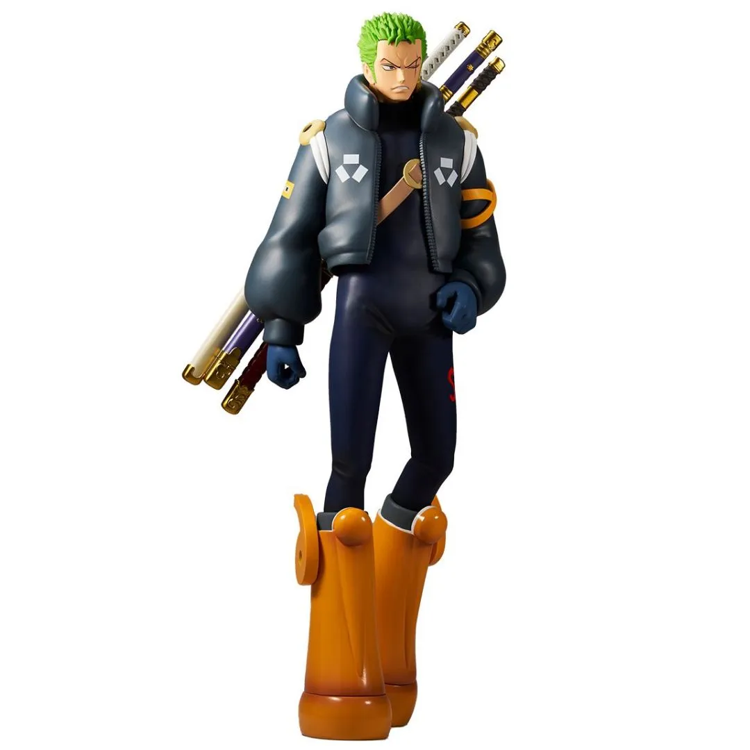 One Piece Roronoa Zoro Egghead Masterlise Ichibansho statue by Bandai