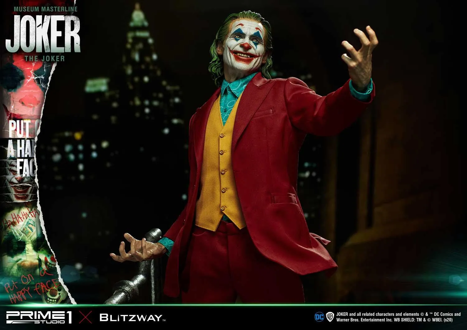 PRIME 1 STUDIO DC  BLITZWAY 2019 MOVIE JOKER STATUE BONUS VER 1/3 MMJK-01S