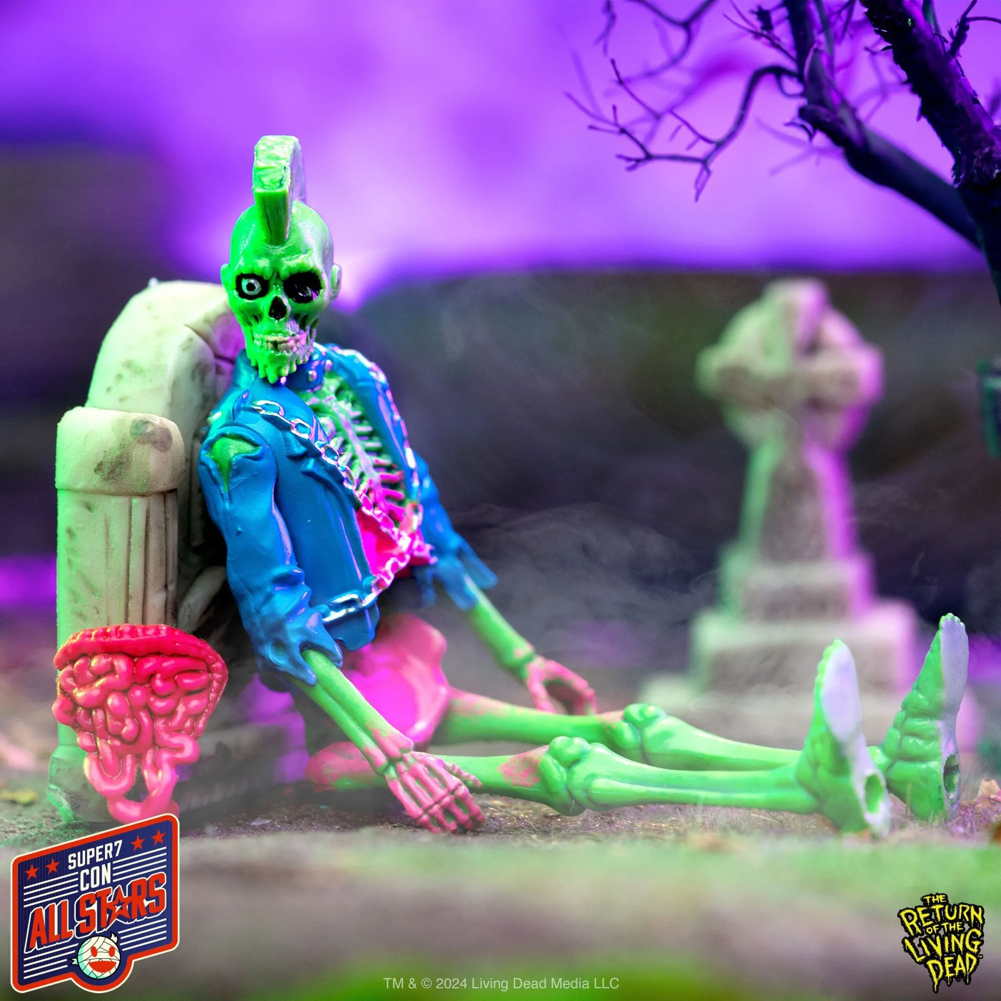 Return of the Living Dead ReAction Figures Wave 03 - Male Poster Zombie (Blacklight)