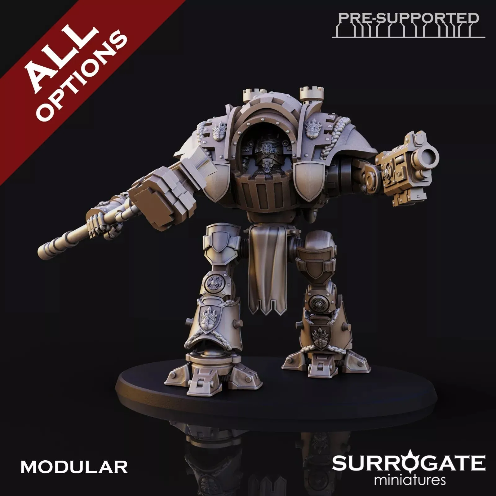 Silver Paladins Golgoth, Surrogate Miniatures | 1 Man Unit