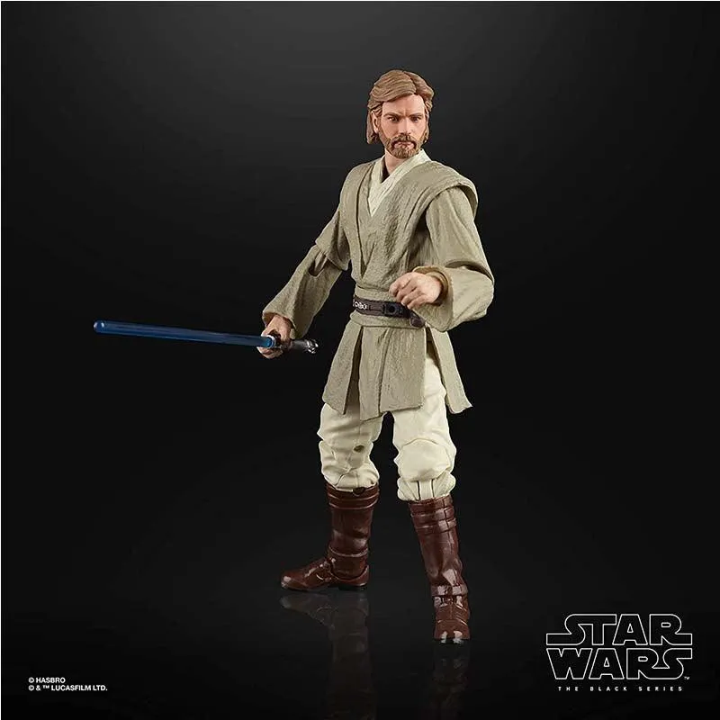 Star Wars The Black Series Obi-Wan Kenobi (Jedi Knight) Toy 6inch Scale Attack of the Clones Figure, Ages 4&Up