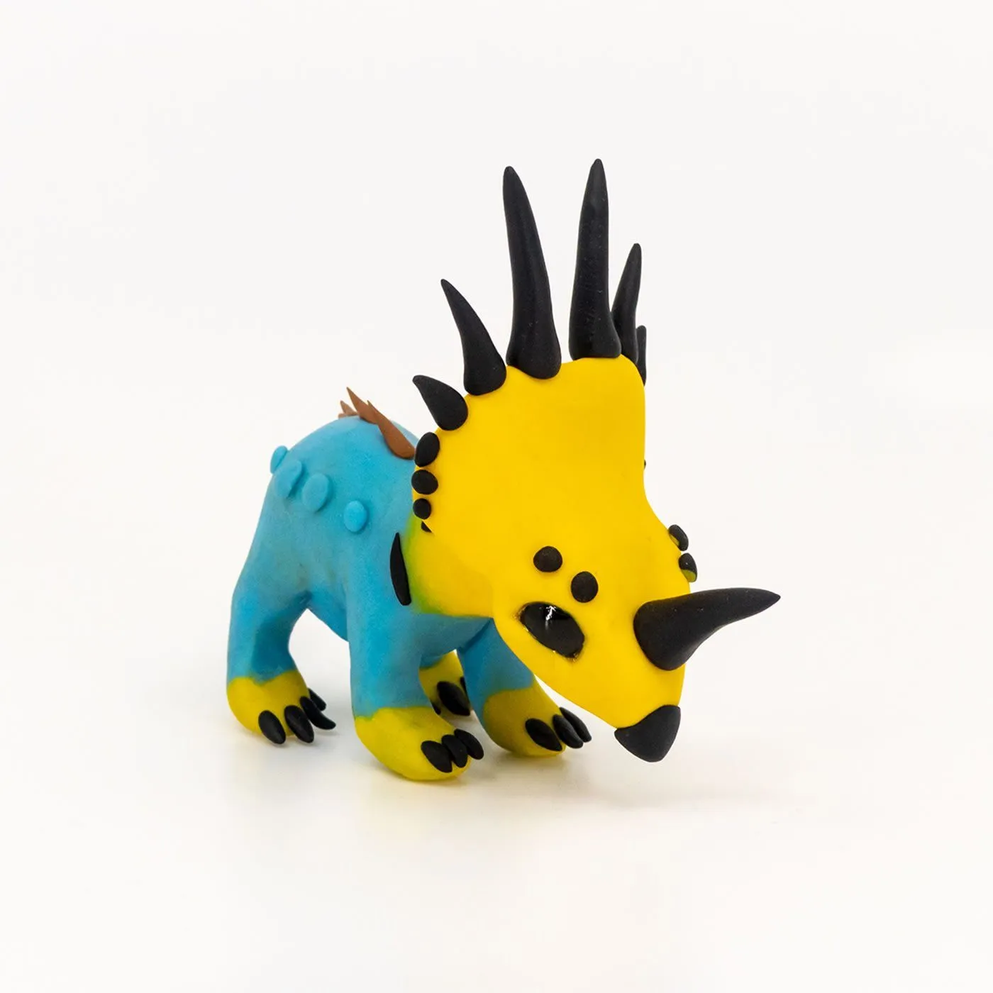 Styracosaurus Permia Pet™ Handmade Dinosaur Figurine