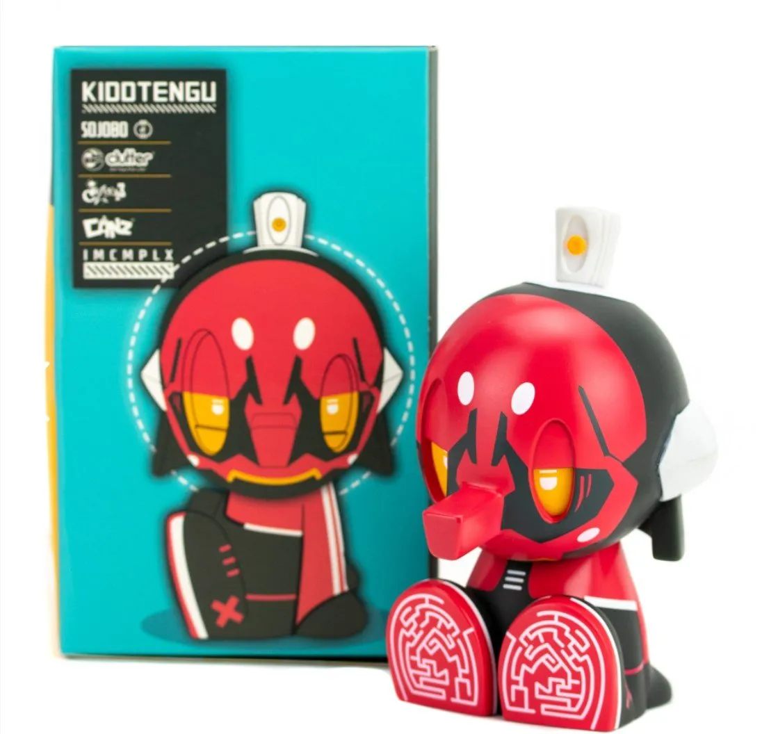 The Kidd Tengu Red 5oz Canbot Canz by IMCMPLX x Czee13