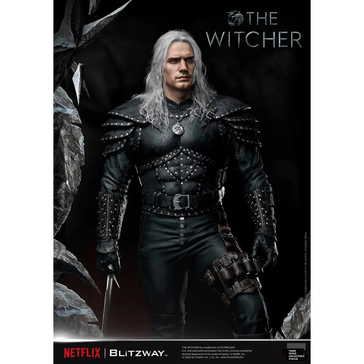 The Witcher Geralt of Rivia Infinite 1:3 Scale Statue by Blitzway