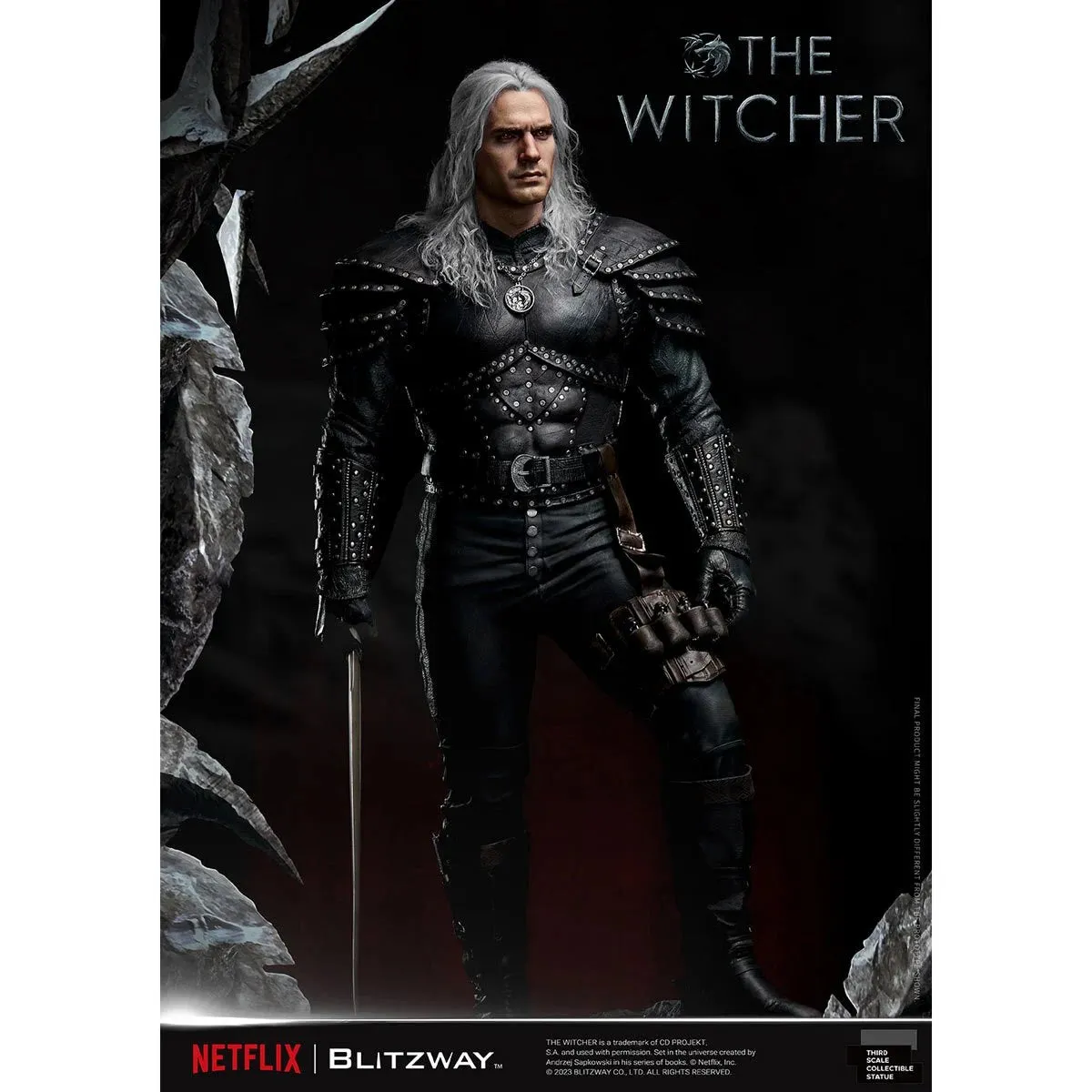 The Witcher Geralt of Rivia Infinite 1:3 Scale Statue by Blitzway