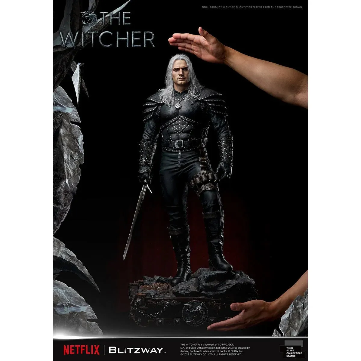 The Witcher Geralt of Rivia Infinite 1:3 Scale Statue by Blitzway