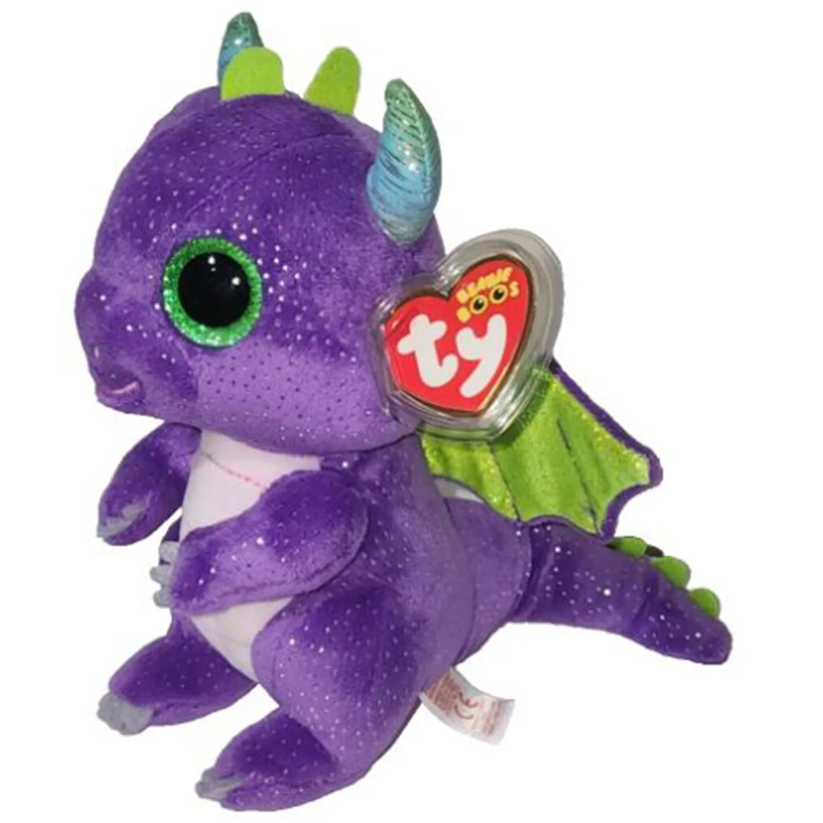 Ty Beanie Boos Daphne Dinosaur Purple 6 Inch Plush Figure