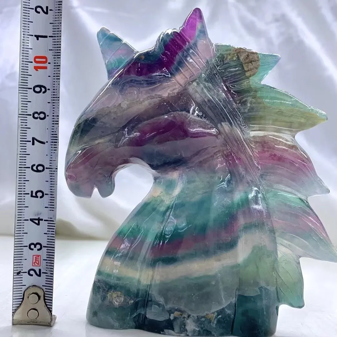 Unicorn Fluorite Ornament（Customization）12cm