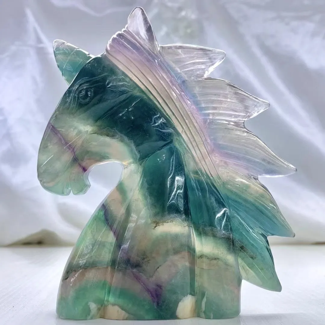 Unicorn Fluorite Ornament（Customization）12cm