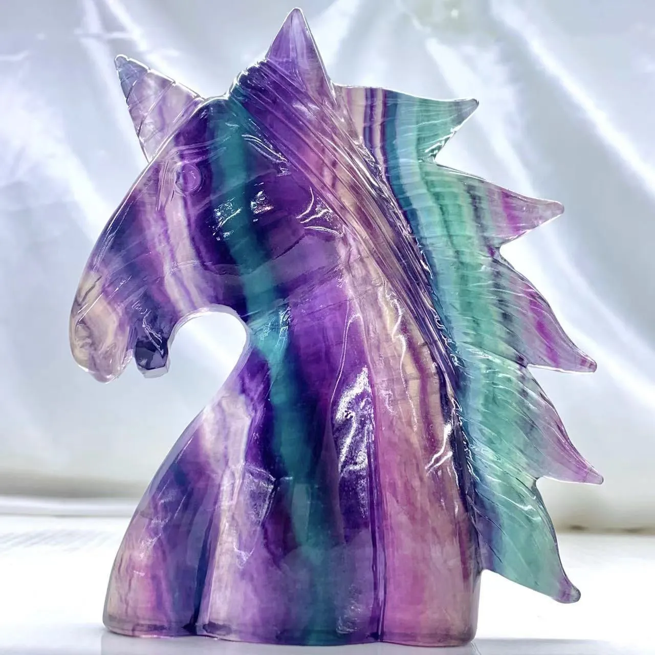 Unicorn Fluorite Ornament（Customization）12cm