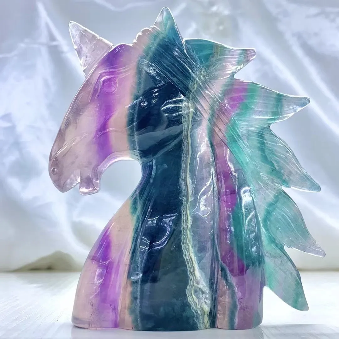 Unicorn Fluorite Ornament（Customization）12cm