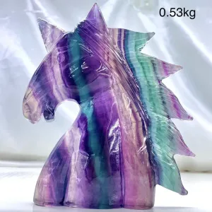 Unicorn Fluorite Ornament（Customization）12cm