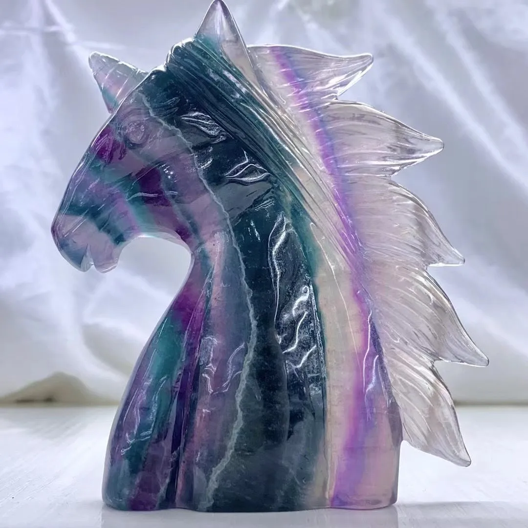 Unicorn Fluorite Ornament（Customization）12cm