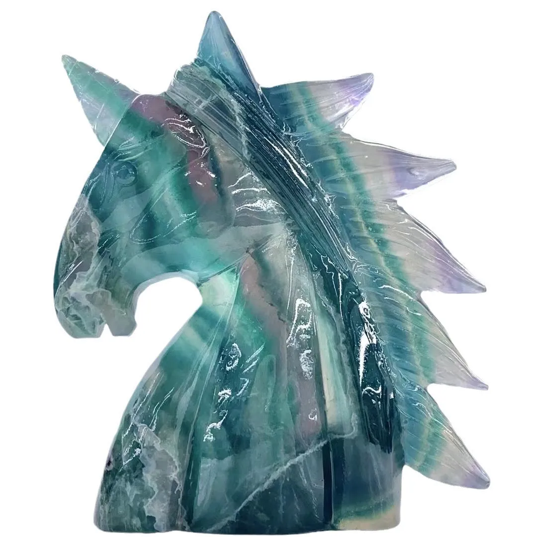 Unicorn Fluorite Ornament（Customization）12cm